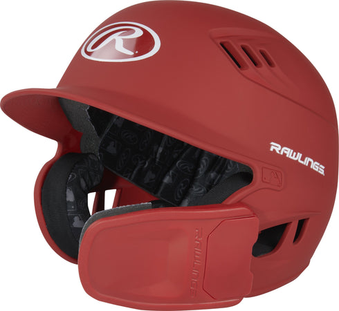 Rawlings Matte R16 w/ Reversible Jaw Guard Batting Helmet